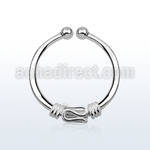 agsep12d anillo septum falso plata 925 1mm alambre balines 12mm venta