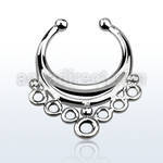 agsepd1 falso septum plata 925 1mm indio 12mm al por mayor