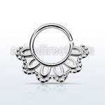 agsepv3 aro septum plata 925 1mm hoja indio 8mm distribuidor mayorista