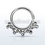 agsepv5 aro septum plata 925 1mm elaborado indio 8mm distribuidor