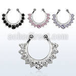 agsepz1 falso septum plata 925 1mm zirconia 3mm medio rodeada por zirconia 2mm 12mm mayorista