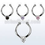 agsepz3 falso septum plata 925 1mm zirconia 3mm centro 12mm mayorista