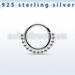 agspv16 aro continuo plata 925 piercing septum con cuentas inferior distribuidor