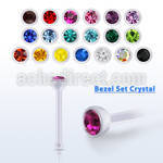 anbbc2 piercing nariz hueso bio flexible redonda 2mm cristal swarovski bisel mayorista