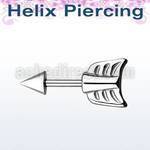 bber33 barbell helix acero quirurgico cono acero 4mm final flecha venta