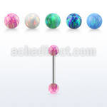 bber86 mayorista barbell helix acero quirurgico bolas 4mm colgante cruz ankh plata venta por mayor