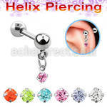 bberv3 barbell helix acero quirurgico colgante zirconita 3mm engarzada venta