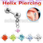 bberv4 barbell helix acero quirurgico cuadrada zirconita 3mm distribuidor mayorista