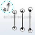 bbgin barbell lengua acero quirurgico bolas 6mm rosca interna distribuidor