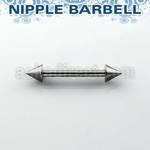bbnpcn barbell pezon acero quirurgico conos 4mm distribuidor mayorista