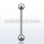 bbs barbell lengua acero quirurgico bolas 5mm venta
