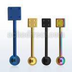 bbtdi barbell lengua acero quirurgico anodizado dado acero 5mm bola acero 5mm 16mm distribuidor mayorista