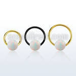 bcrt20o6 aro bola presion acero 316l pvd bola 6mm opalo sintetico mayorista