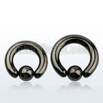 bcrt2 aro bola presion acero quirurgico pvd negro 6mm bola 10mm al por mayor