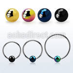 bcrtgl aro bola presion diametro acero 316l bola cierre anodizada 6mm usar como arete distribuidor