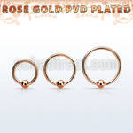 bcrtt18s aro bola presion acero quirurgico pvd oro rosa 1mm bola 2 5mm venta