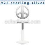 bilbp1 labret bio flexible transparente paz plata esterlina venta