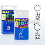 blcp572 piercing falso clip ombligo herradura colgado carter suerte 1 pieza distribuidor