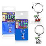 blcpt85 piercing falso clip ombligo cerezas cristal s 1 pieza distribuidor