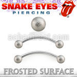 bnefo4l 316l steel banana frosted steel balls