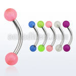 bneglb banana ceja acero quirurgico bolas acrilicas brillan oscuridad 3mm 8mm venta