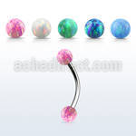 bnfr3ss mayorista banana ceja acero quirurgico 1mm bola 3mm multi cristal distribuidor mayorista
