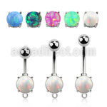 bnrdoh 316l steel belly banana opal