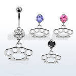 bnrz376c piercing ombligo acero quirurgico zirconia 8mm colgante nudillo laton 38 10mm mayorista