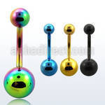 bntg piercing ombligo acero quirurgico anodizado bolas 5mm 8mm distribuidor
