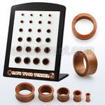 brdpws display 24 dilataciones tunel doble flare madera sawo 3mm 12mm venta
