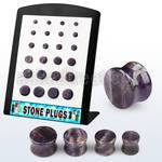 brpg161 display 24 plugs doble flare plug amatista 6g 12 4mm  12mm distribuidor
