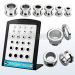 brpg6 distribuidor mayorista display 24 dilatadores tunel acero quirurgico pvd rosca 3g to 12 3mm 12mm venta por mayor