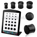 brpwk display 24 dilataciones plug negras doble flare cuerno 3mm 12mm al por mayor