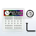 bxa2 caja display piercing nariz l acrilico transparente cristal claros 2mm distribuidor mayorista