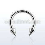 cbecn25 barbell circular acero quirurgico conos 2 5mm distribuidor mayorista