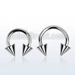 cbecn5 barbell circular acero quirurgico conos 5mm al por mayor