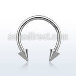 cbecn barbell circular acero quirurgico conos 3mm al por mayor