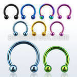 cbetb barbell circular acero quirurgico pvd bolas 3mm distribuidor