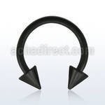 cbetcn18 barbell circular acero quirurgico pvd 1mm conos 3mm distribuidor