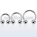 cbmb8l barbell circular diametro acero 316l bolas 8mm usar como arete distribuidor