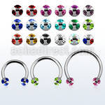 cbmmj5l barbell circular diametro acero 316l bolas 5mm multi joya acero 316l usar como arete venta