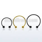 cbmtb5l barbell circular diametro acero 316l anodizado bolas 5mm usar como arete distribuidor mayorista