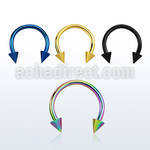 cbtcnm barbell circular acero quirurgico anodizado conos 4mm venta