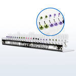 dapr display 24 piercings ombligo acero quirurgico bolas perlas falsas 5mm 8mm 8mm 12mm al por mayor