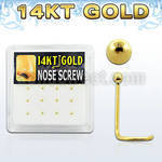 dgsc1 caja 12 piercing nariz l oro 14 kts 0 6mm bola 1 5mm distribuidor