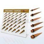 dmxp5 display 36 expansores madera sawo anillos goma dobles 1 venta