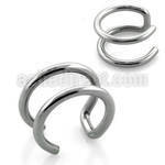 ecf clip helix falso clip acero quirurgico doble aro venta