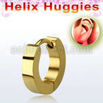 er248g pequeno huggie helix acero quirurgico anodizado dorado diametro 7mm distribuidor mayorista