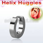 er248m pequeno huggie helix acero quirurgico mate pulido diametro 7mm mayorista