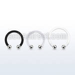 fcbeb25 barbell circular bio flexible bolas 2 5mm acero distribuidor mayorista